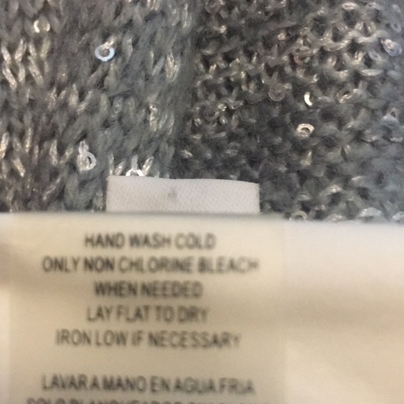 CALVIN KLEIN Buttery Soft Sweater-Knit Infinity Tiny Sequins & Metallic Threads - Picture 15 of 16